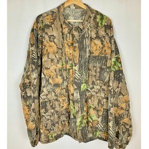Vintage Heavy Cotton Camo Shirt Jacket (Shacket)